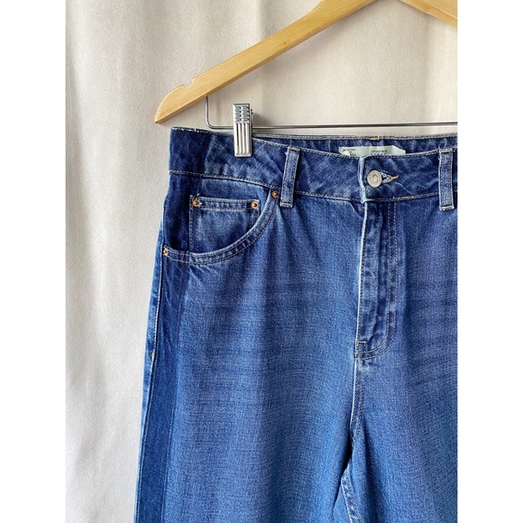 Topshop Mom Jeans with Stripe/Pocket Detail - Picture 2 of 6